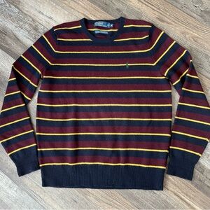 Vintage Polo Ralph Lauren Lambs Wool sweater 90s striped